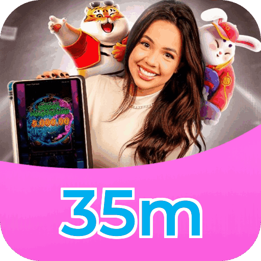 Plataforma 35m mostrando interface moderna, jogos certificados e recursos de segurança licenciados